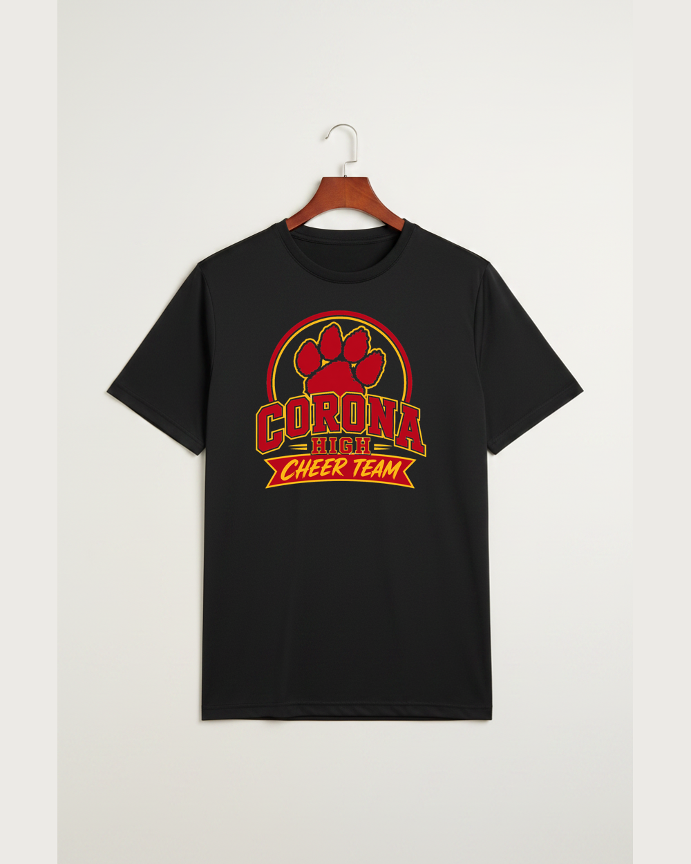 Corona Senior High School Cheer - Black Sport-Tek PosiCharge Competitor Tee. ST350