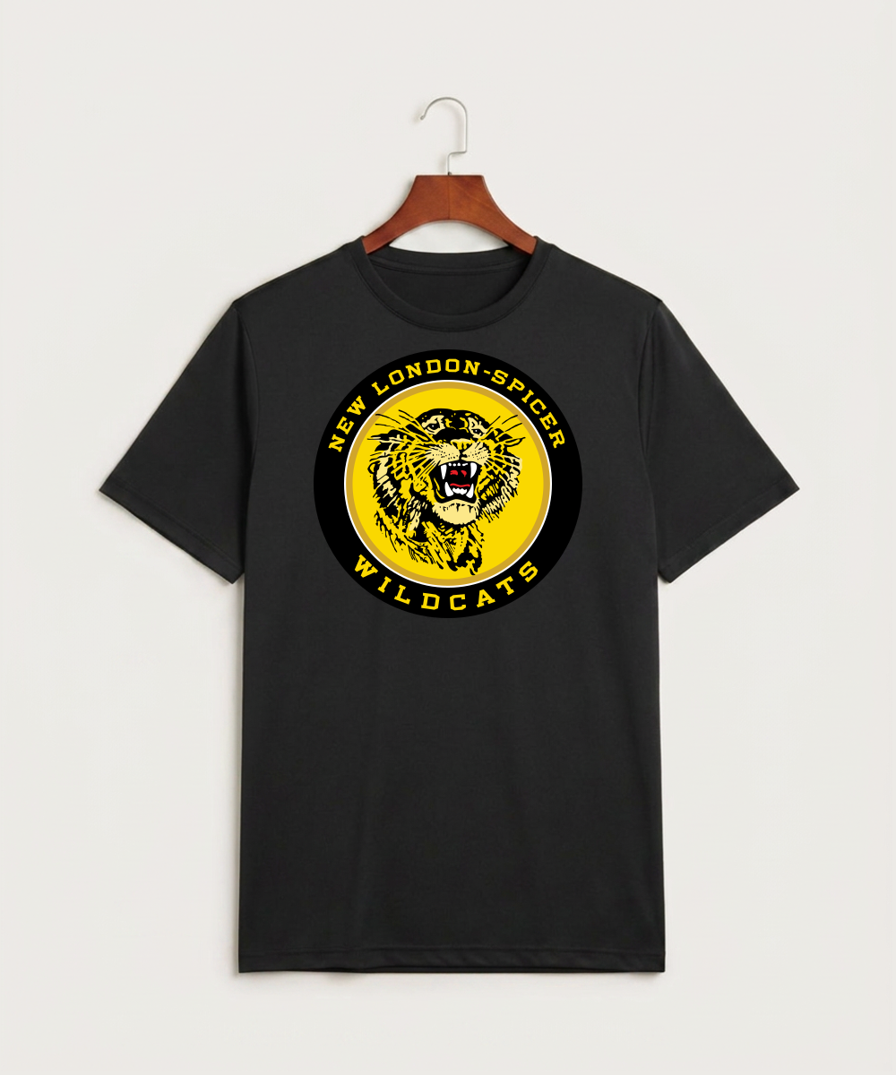 New London Spicer High School Football (Boys) - Black Sport-Tek PosiCharge Competitor Tee. ST350