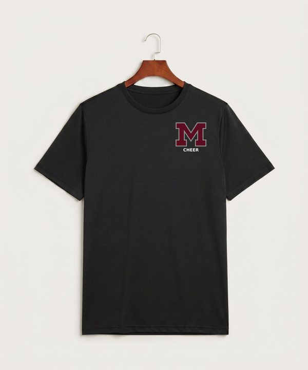 Moline Cheer general - Black Sport-Tek PosiCharge Competitor Tee. ST350