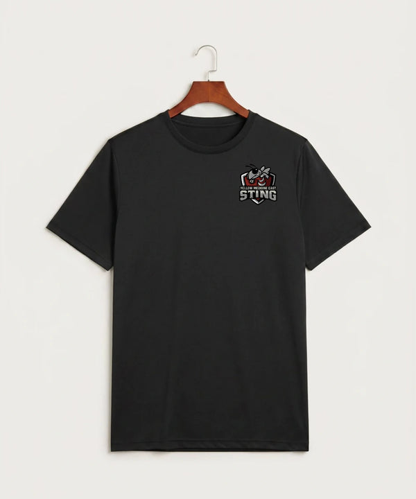 Yellow Medicine East High School Athletics - Black Sport-Tek PosiCharge Competitor Tee. ST350