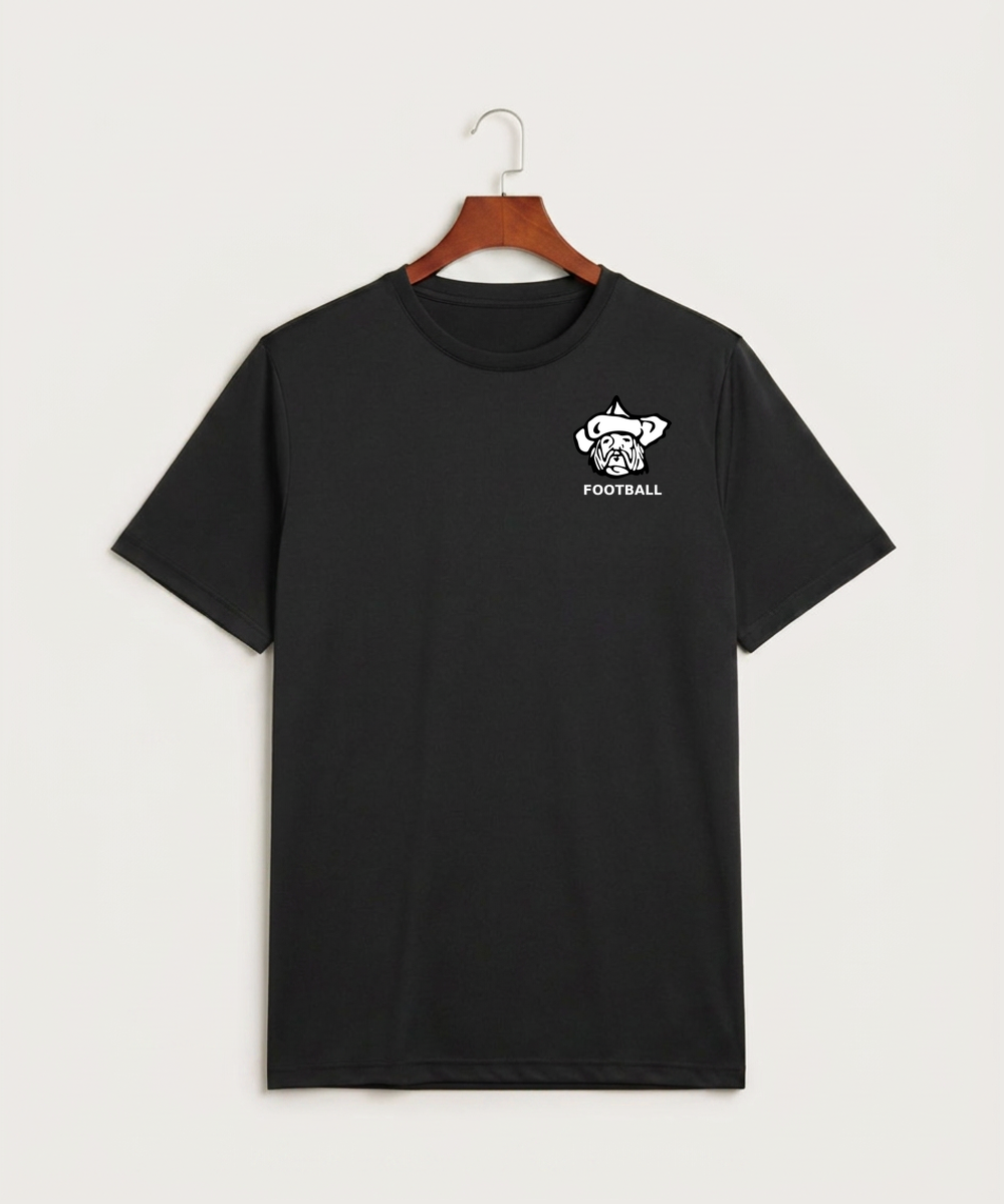 Polo HS Football general - Black Sport-Tek PosiCharge Competitor Tee. ST350