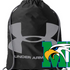 Maple River High School hockey_boys - Black/ Steel Ozsee Sackpack Drawstring Bag