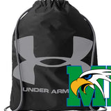 Maple River High School hockey_boys - Black/ Steel Ozsee Sackpack Drawstring Bag