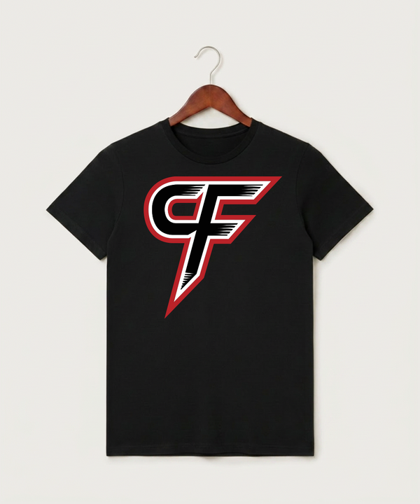Cannon Falls High School Volleyball (Girls) - Black T-Shirt - Full Front