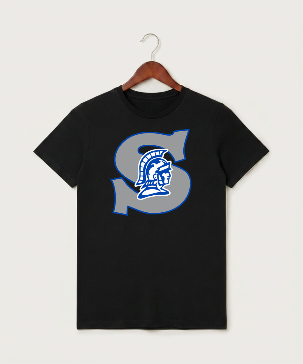Green Bay Southwest High School Volleyball (Girls) - Black T-Shirt - Full Front