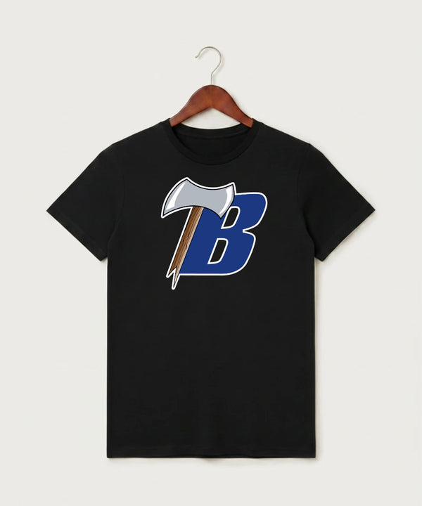 Bemidji High School Football (Boys) - Black T-Shirt - Full Front