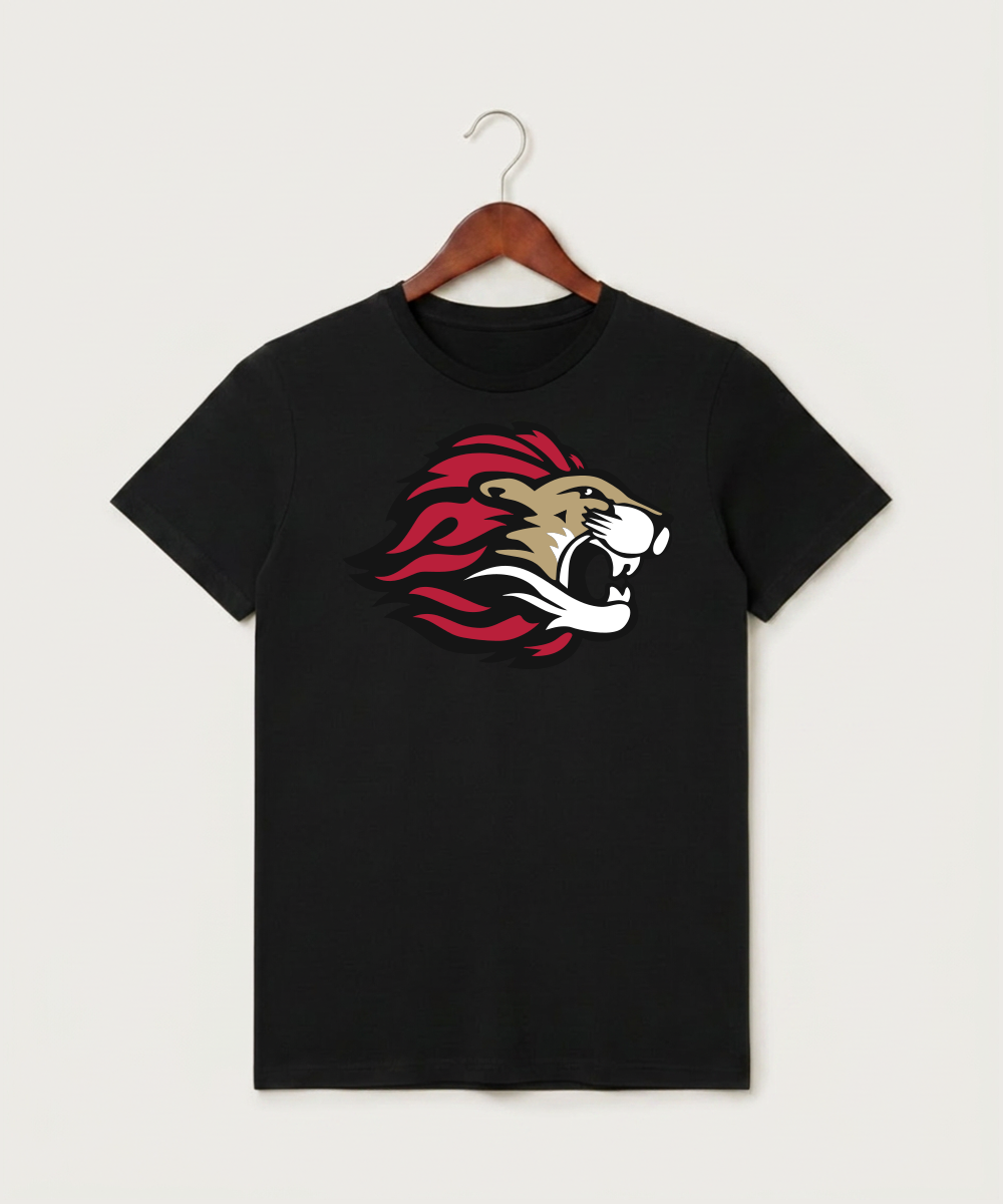 Spring Grove High School Football (Boys) - Black T-Shirt - Full Front