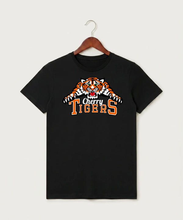 Cherry High School Athletics Coed - Black T-Shirt - Full Front