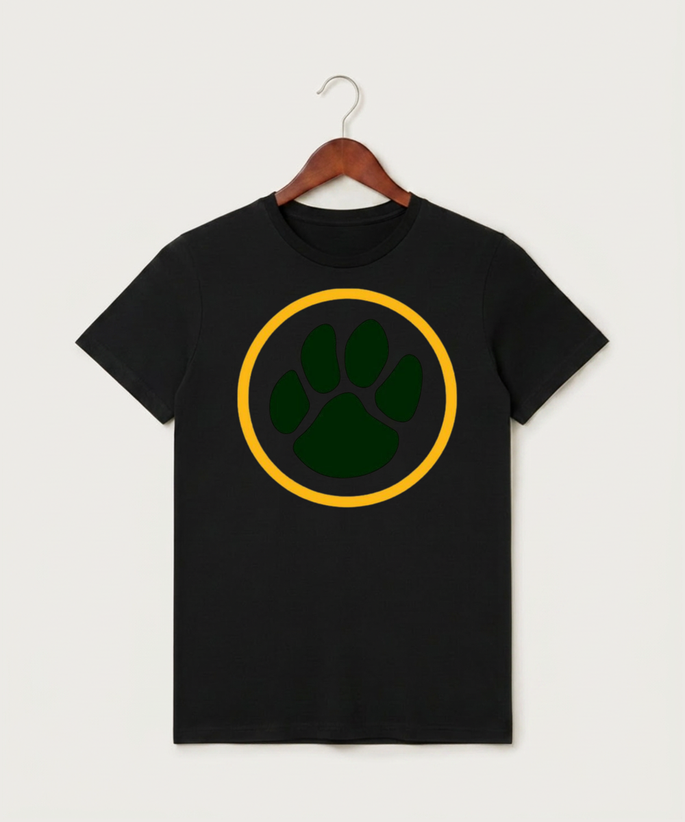 Ashwaubenon High School Team Store - Black T-Shirt - Full Front