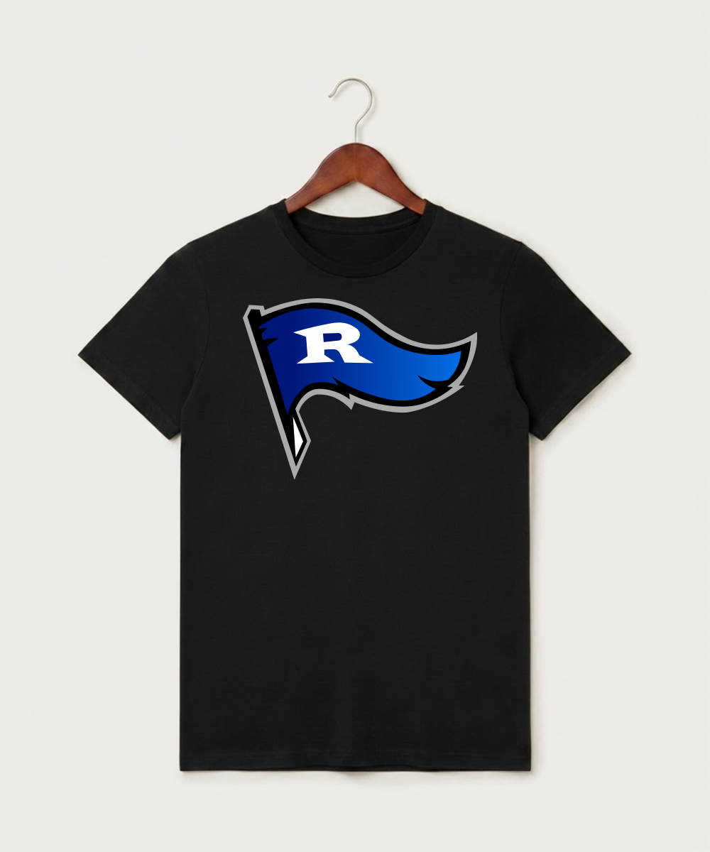 Red Lake County Central Football (Boys) - Black T-Shirt - Full Front