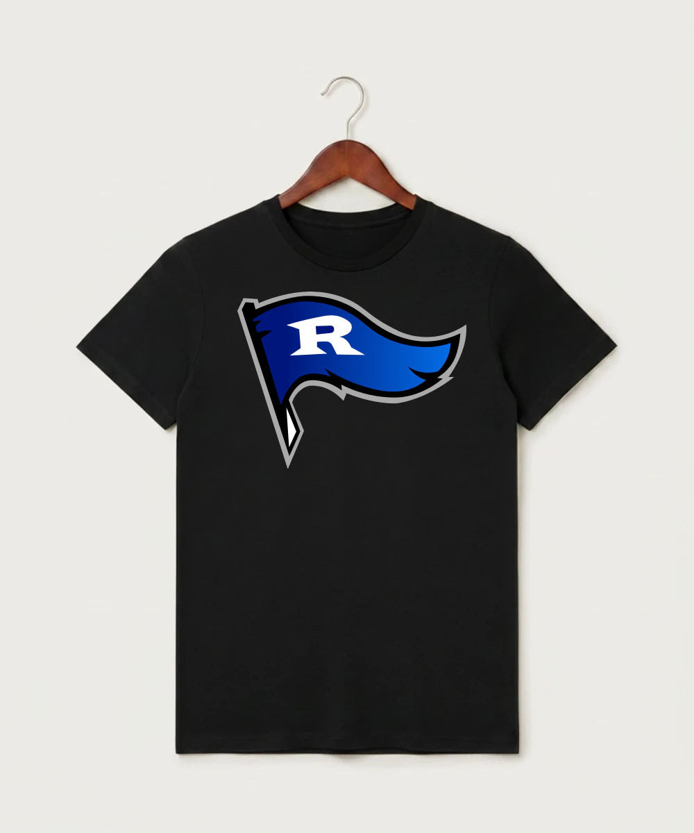 Red Lake County Central Football (Boys) - Black T-Shirt - Full Front