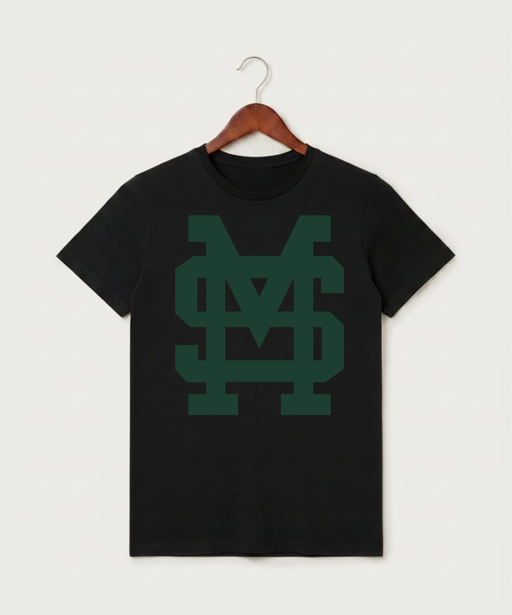 Sleepy Eye St. Mary's High School Athletics - Black T-Shirt - Full Front