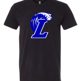 Lakeview Football - Black T-Shirt - Full Front