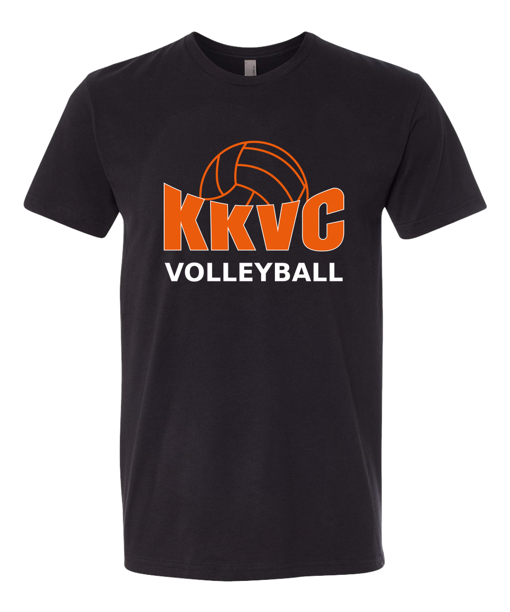 KVCC Volleyball - Black T-Shirt - Full Front