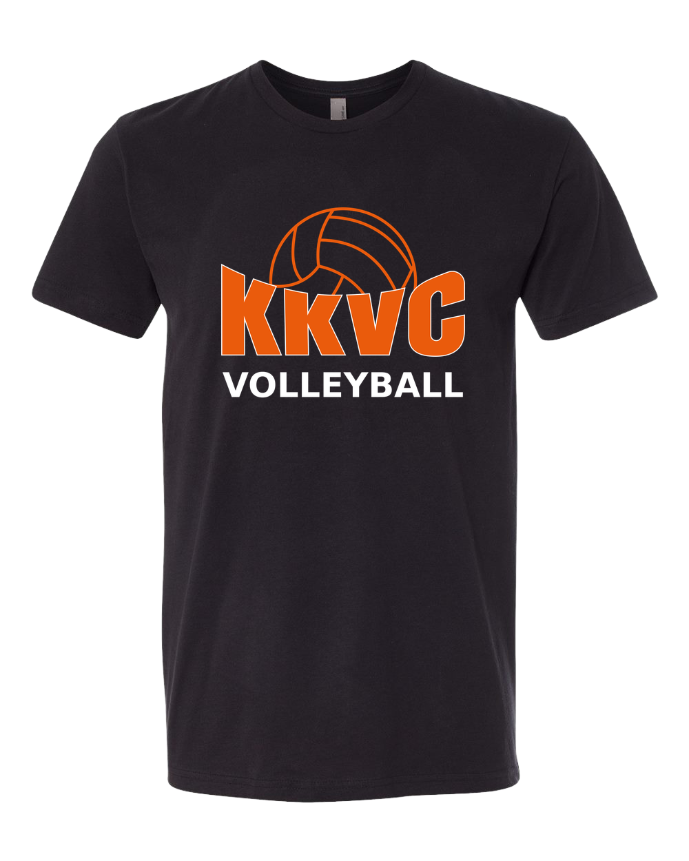 KVCC Volleyball - Black T-Shirt - Full Front