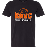 KVCC Volleyball - Black T-Shirt - Full Front