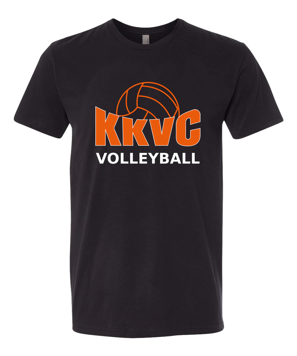 KVCC Volleyball - Black T-Shirt - Full Front