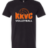 KVCC Volleyball - Black T-Shirt - Full Front