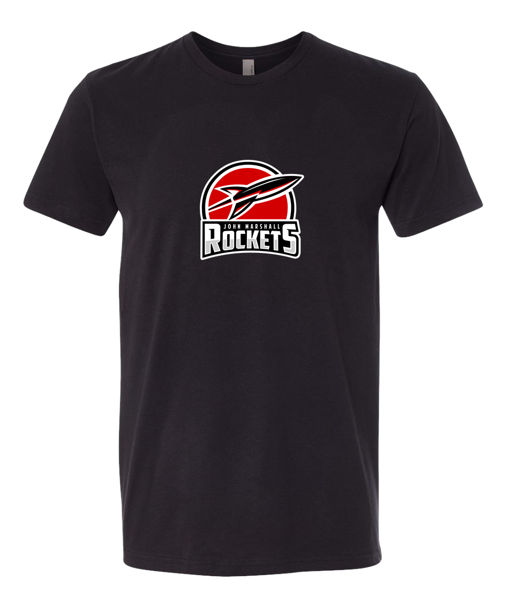 John Marshall Swim Dive - Black T-Shirt - Full Front