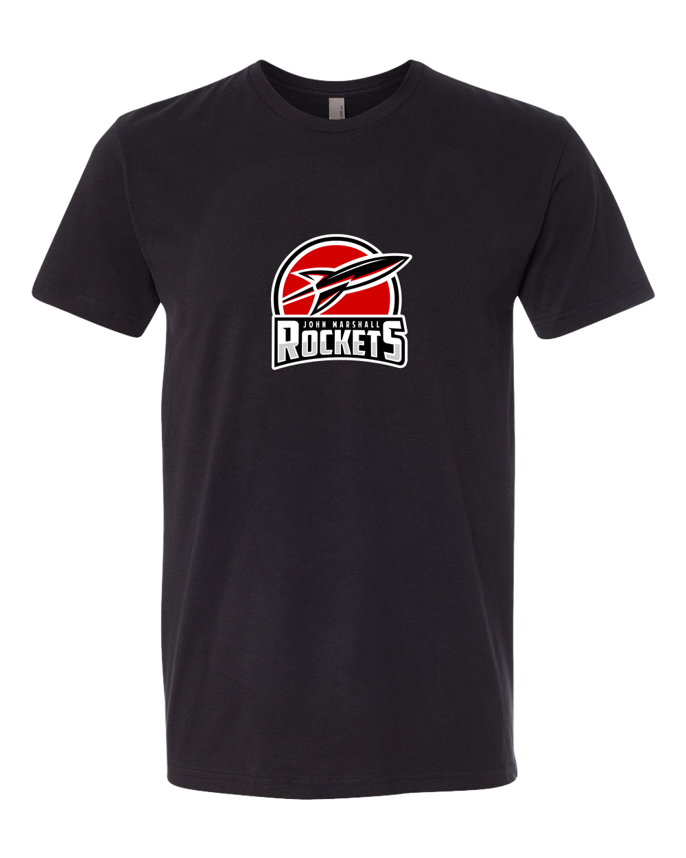 John Marshall Swim Dive - Black T-Shirt - Full Front