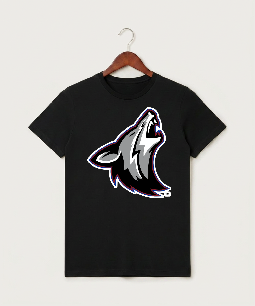Heron Lake-Okabena High School Football (Boys) - Black T-Shirt - Full Front