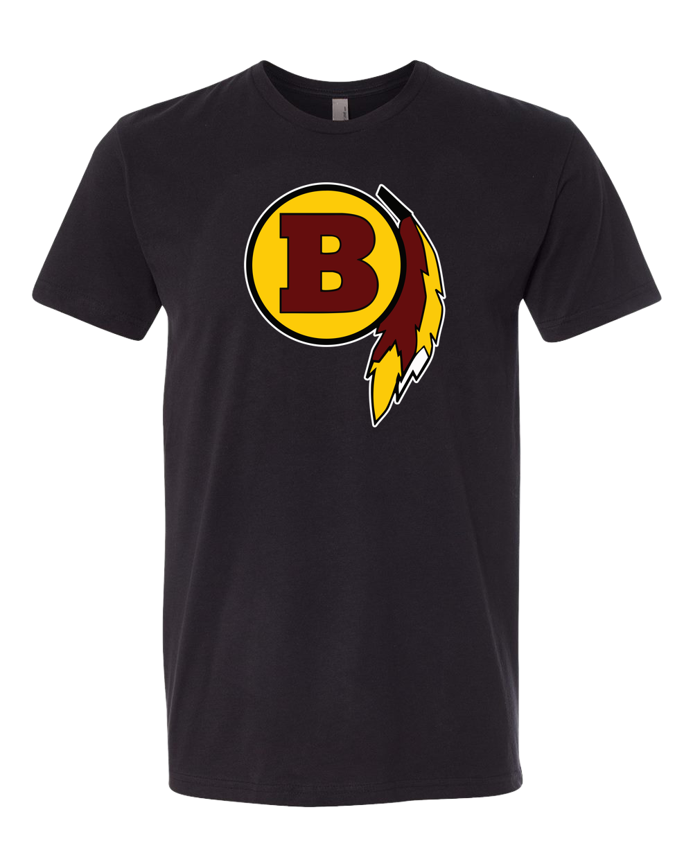 Benson Football - Black T-Shirt - Full Front