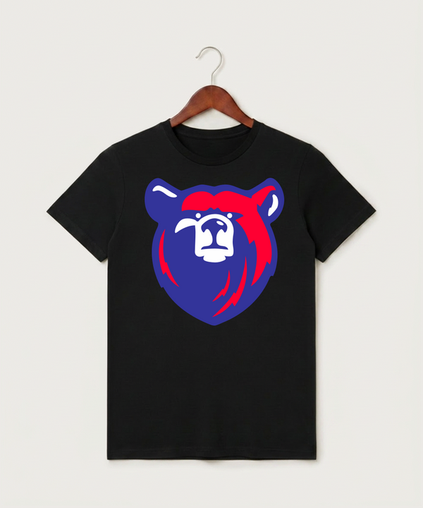 Bertha Hewitt High School Football (Boys) - Black T-Shirt - Full Front