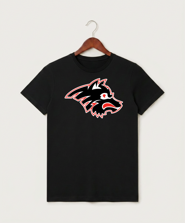Milaca High School Football (Boys) - Black T-Shirt - Full Front