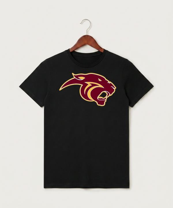 Pine Island High School Football (Boys) - Black T-Shirt - Full Front