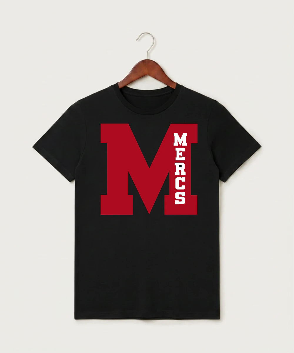 Mcgregor High School Volleyball (Girls) - Black T-Shirt - Full Front