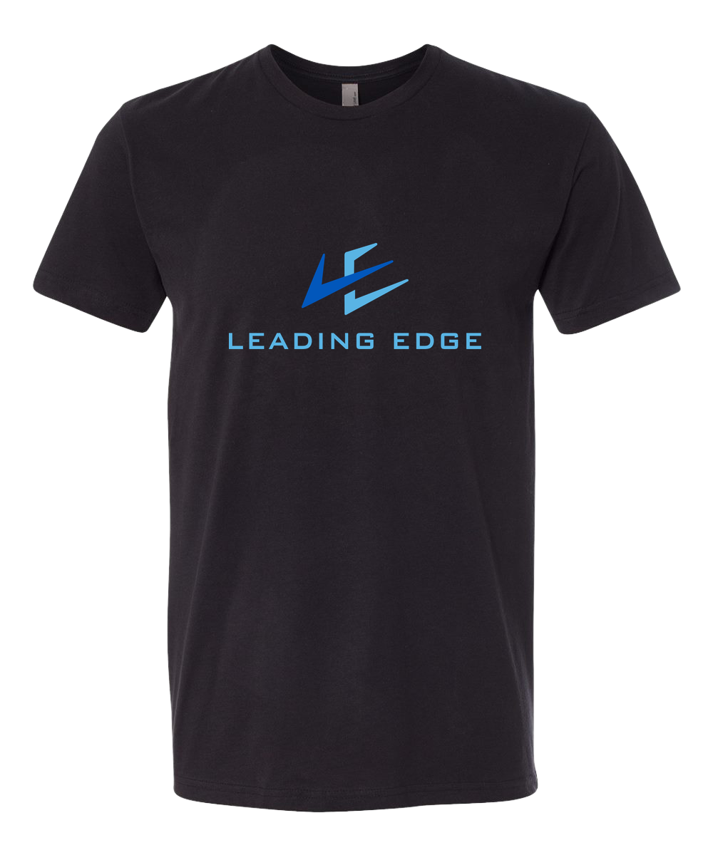 Leading Edge example_store - Black T-Shirt - Full Front
