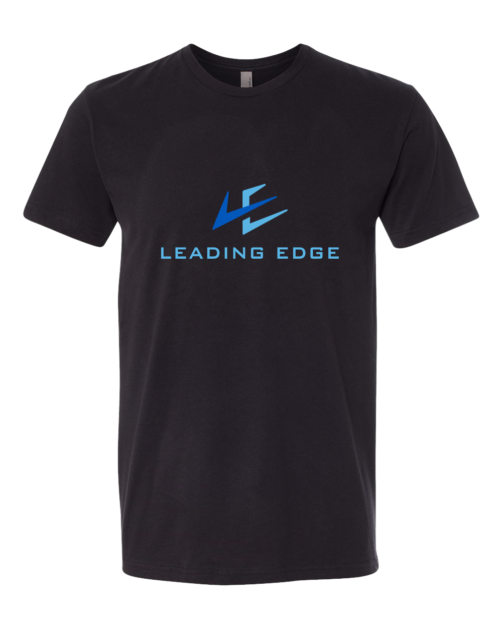 Leading Edge example_store - Black T-Shirt - Full Front