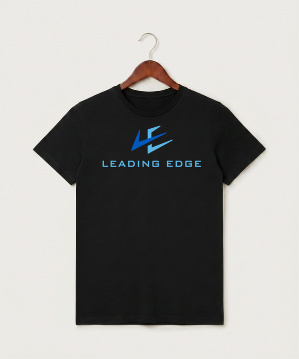 Leading Edge Team Store - Black T-Shirt - Full Front