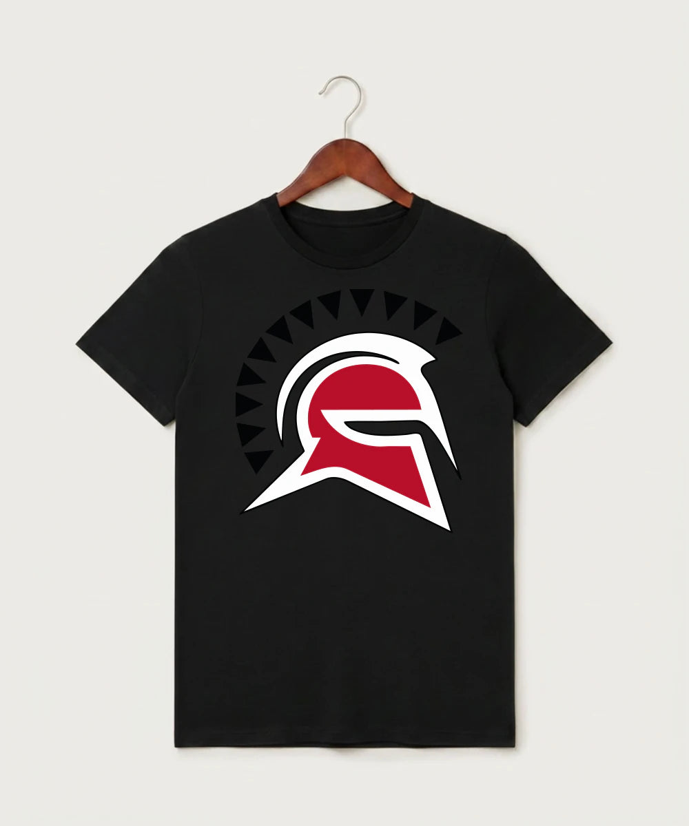 Hancock High School Football (Boys) - Black T-Shirt - Full Front