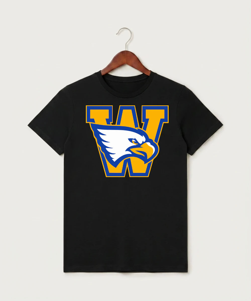 Windom Area High School Volleyball (Girls) - Black T-Shirt - Full Front