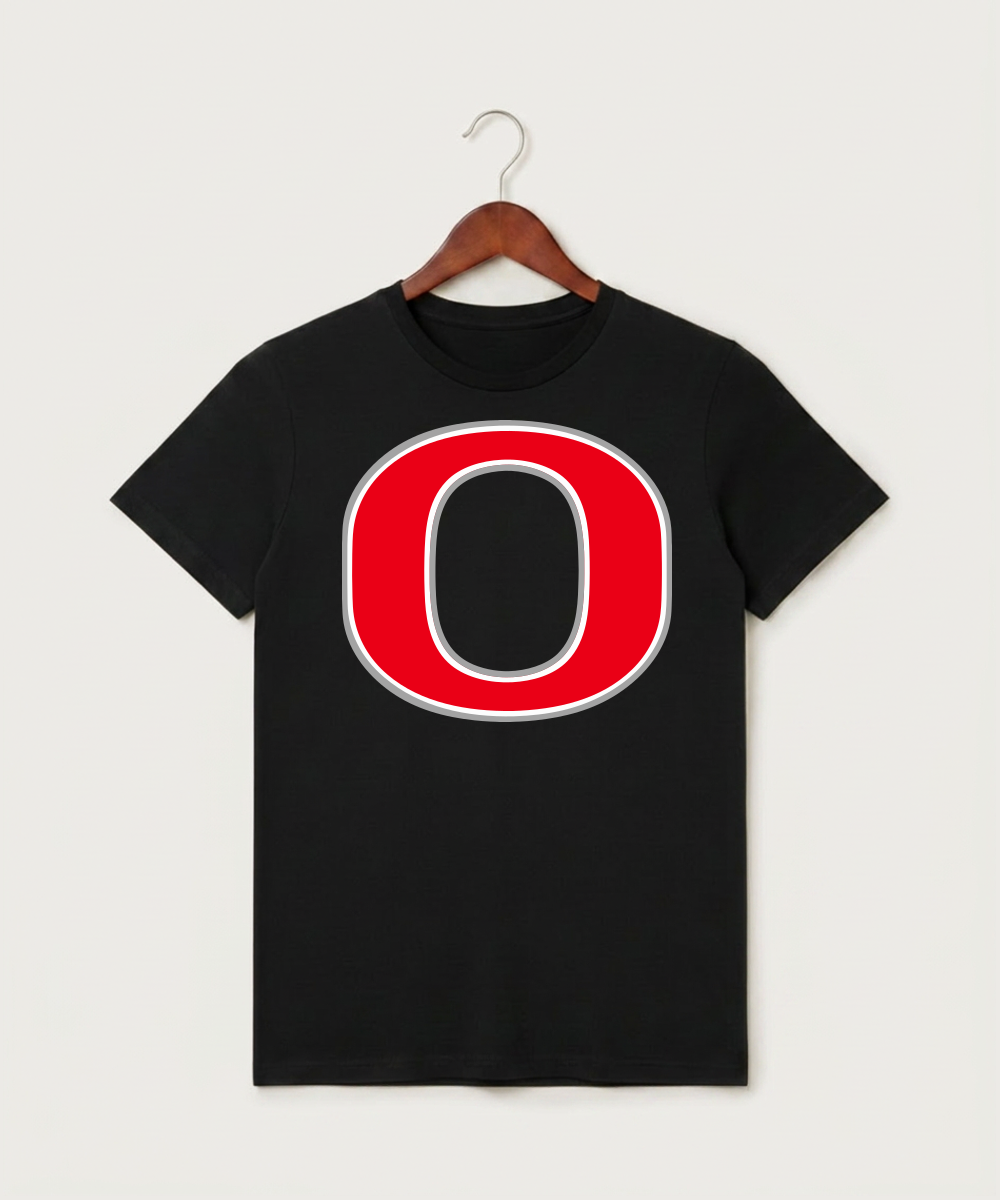 Osakis High School Athletics Coed - Black T-Shirt - Full Front