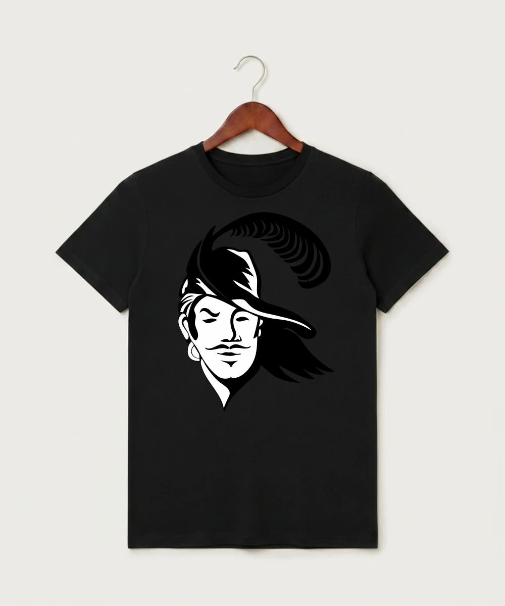 Border West Football (Boys) - Black T-Shirt - Full Front