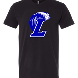 Lakeview Football - Black T-Shirt - Full Front