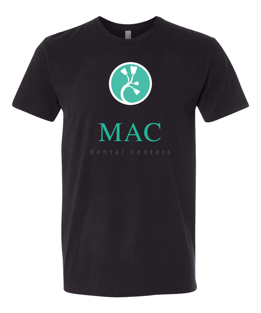 Mac Dental Business - Black T-Shirt - Full Front