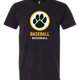 Ashwaubenon Baseball — final e2e test - Black T-Shirt - Full Front