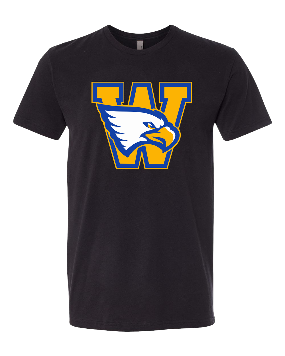 Windom Football - Black T-Shirt - Full Front