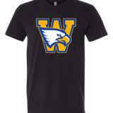 Windom Football - Black T-Shirt - Full Front
