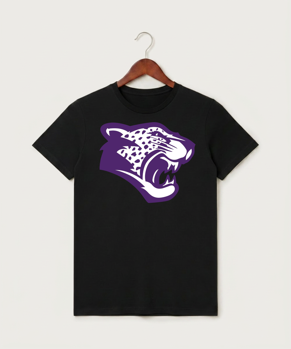 Granada-Huntley-East Chain/Truman Football (Boys) - Black T-Shirt - Full Front