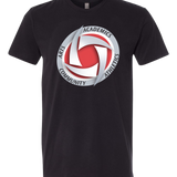 Houston Volleyball - Black T-Shirt - Full Front