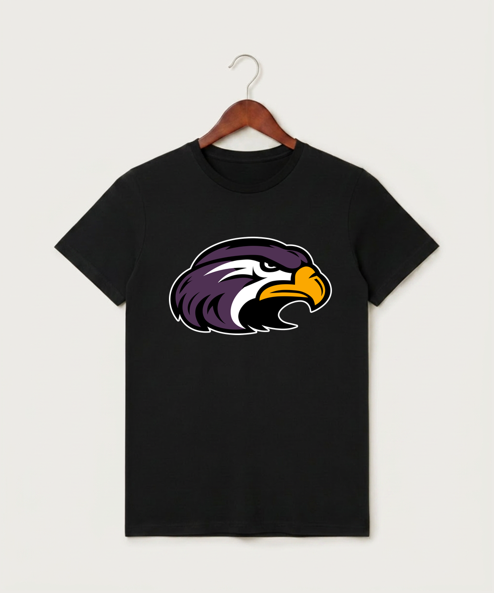 Montevideo High School Football (Boys) - Black T-Shirt - Full Front