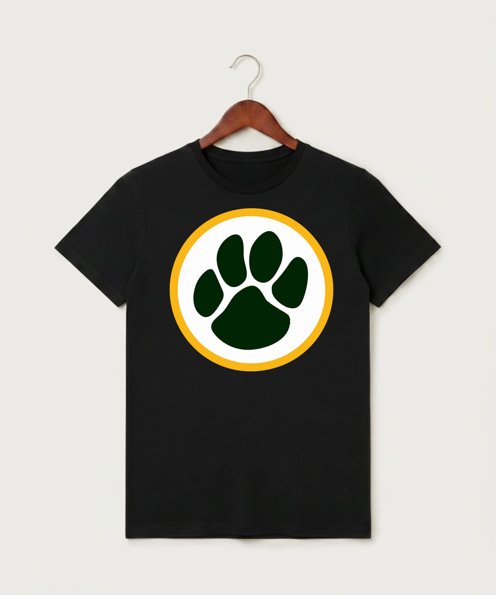 Ashwaubenon High School Baseball (Boys) - Black T-Shirt - Full Front