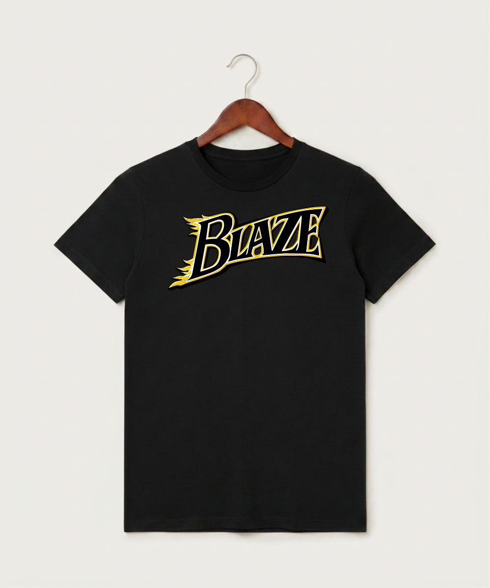 Burnsville High School Football (Boys) - Black T-Shirt - Full Front