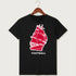 Amboy Football general - Black T-Shirt - Full Front