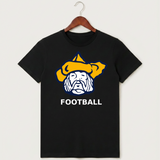 Polo HS Football general - Black T-Shirt - Full Front