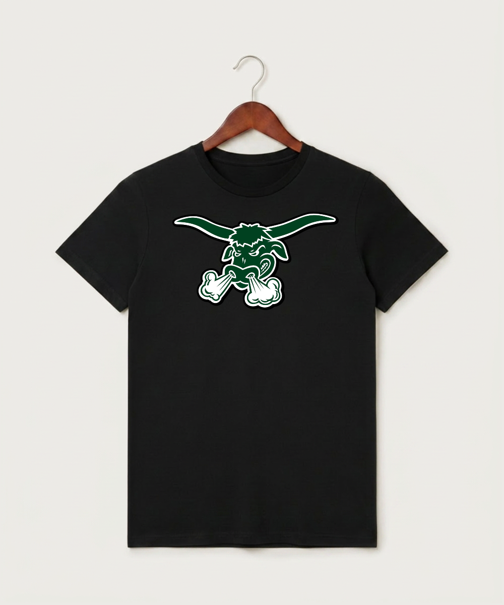 West Fargo High School Football (Boys) - Black T-Shirt - Full Front